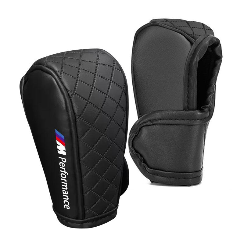 Car Gear Shift Cover PU Leather Shift Lever Cover Gearbox Shifter Knob Protective For BMW M E34 E36 E60 E90 E46 E39 E70 F10 F20 F30 X5 X6 X1 M3 M5 M6