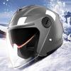 Retro 3/4 Open Face Half Motorcycle Helmet  Lightweight Adult Vintage Jet Ebike Helmet for Men Women