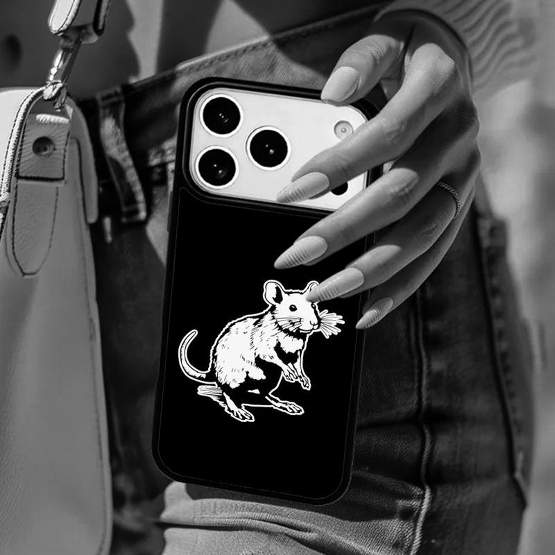 

Mouse Rat Phone Case For iPhone 17 Air 14 15 13 12 Max Cover For Apple 16e 11 Pro Max Plus Coque iPhone 16e