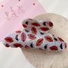 1pc Sweet Valentine's Day Heart ShapedHair Clip Cute Red Lip Grab, Love SharkClip, Ponytail Clip Hair Claw HairAccessory