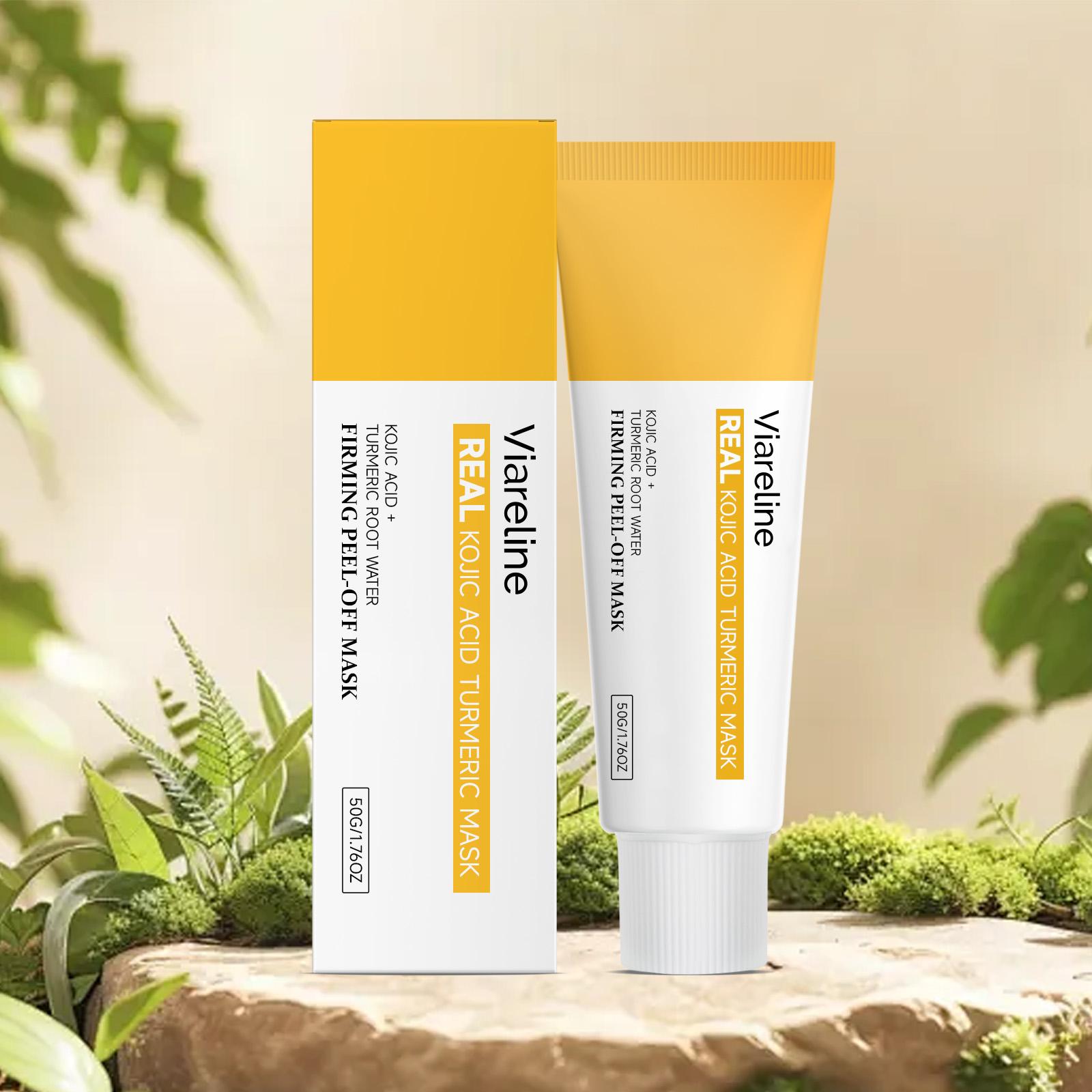 Turmeric Peel Off Mask, Gentle Moisturizing, Smooth & Soft Skin 50g