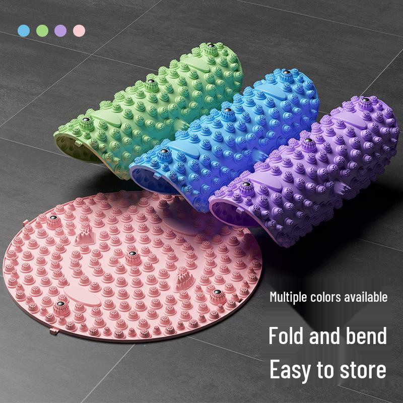 Plantar Massage Acupressure Foot Pad - Soft Silicone Meridian Board for Adults