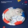 Runde Sommer-Hunde-Kühlmatte Fußballstar Unterschriebene Hunde-Katzen-Eismatte Welpen-Schlafmatte Kätzchen-Kissen Sofamatte Haustierbedarf