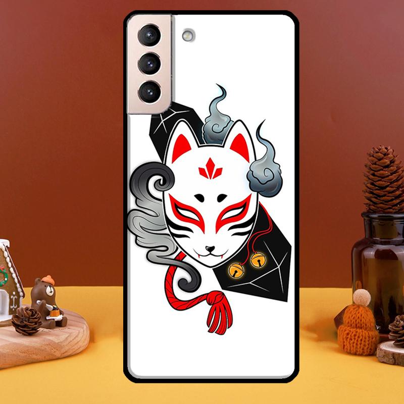 Fuchs Hülle im japanischen Stil für Samsung Galaxy S21 Ultra S20 FE S8 S9 S10 Note 10 Plus Note 20 S22 Ultra Hülle