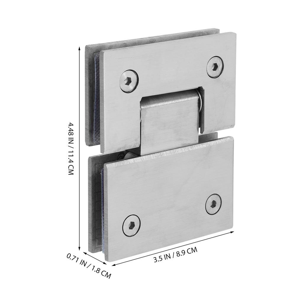 Glass Door Hinge Shower Glass Clamp Stainless for Bathroom Shower Door Hardware Heavy Duty Metal Hinge Part Hinges To Repair