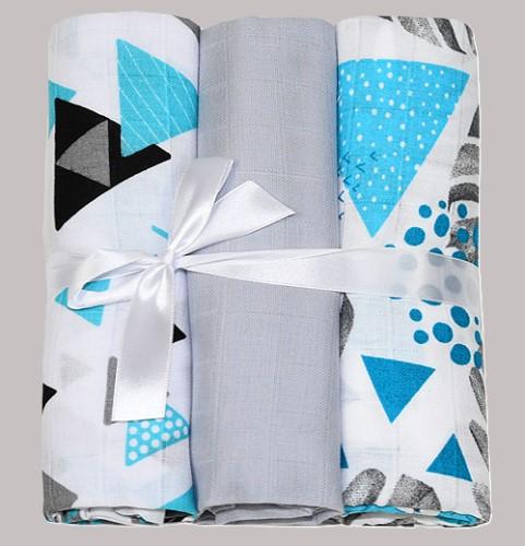 Muslin Diapers 3 Pieces (set )