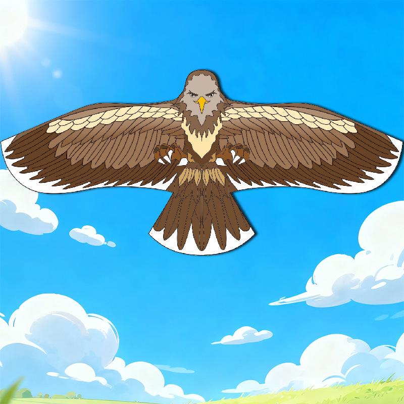 Cartoon Bald Eagle Kite for Kids - Scare and Drive Away Birds