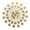 Decorative Metal Wall Clock Movement Luxury Design for Living Room, Office, Entryway