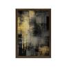 Industrial Minimalism: Shades of Silver and Gold Industrial Minimalism: Shades of Silver and Gold, 50X70 Cm, Gold Aluminum Frame, Matte Paper 230