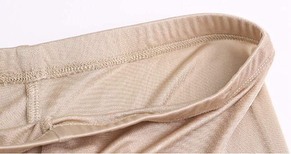 (MAYUDAMA Seide) Entspannte Seiden-Boxershorts, Atmungsaktiver Seiden-Trikot-Jersey, Damenunterwäsche, Schlicht, Basic, Hypoallergen, Erhältlich in Verschiedenen