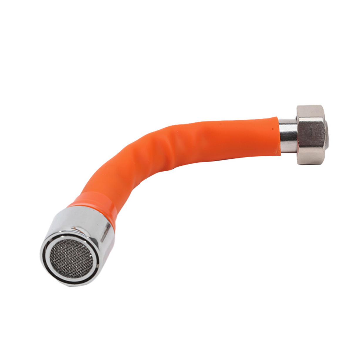 

Universal 1pc Faucet Extension Pipe Adjust Free Bending Extended Water Tube Bathroom Kitchen Sink Anti-Splash Extension Hose KTY S помаранчевий
