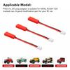 3Pcs PH2.0 To JST Plug Adapter Connector for AXIAL SCX24 1/24 Tracked Vehicle Upgrade Part