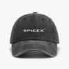Fashion SpaceX Baseball Cap for Unisex Women Space X Distressed Washed Hat Headwear Outdoor Casual Adjustable Sun Hats
