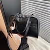 Simple Large Capacity Shoulder Bags for Women Pu Leather Underarm Ladies Commuter Tote Bag Vintage Female Handbags Tote Purse