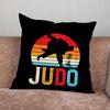 BJJ Brazilian Jiu Jitsu Pillow Case For Home Bedroom Car Office Decoration Living Room Sofa Cushion Cover Suitable