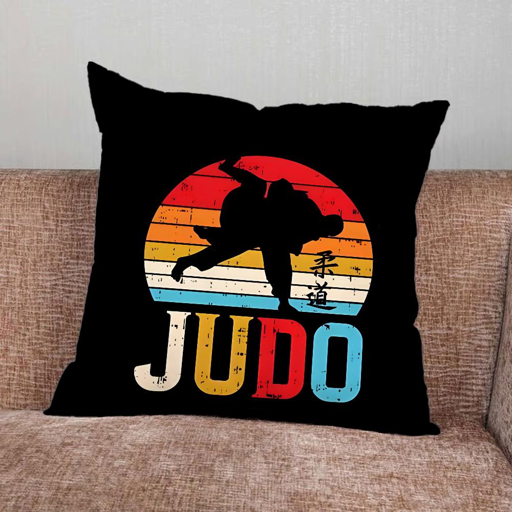 BJJ Brazilian Jiu Jitsu Pillow Case For Home Bedroom Car Office Decoration Living Room Sofa Cushion Cover Suitable