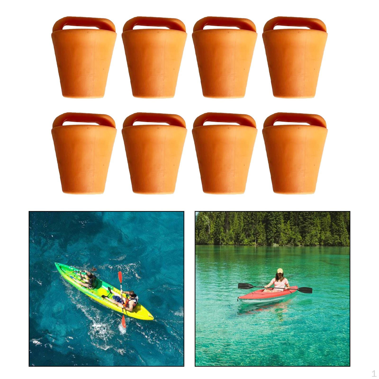 Kayak Scupper Stoppers - 8 Pieces for Watercraft S