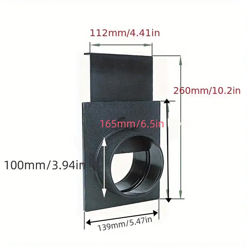 1Pcs Efficient Replacement Spare Parts Dust Hose Adapter Ventilation 100Mm Attachment Improves Suction Dust Collector Adpater