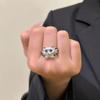 Open Band Open Ring Adjustable Fit Index Finger Ring Elegant Cat Open Ring  Gift for Cat Lovers