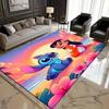1 Stück Teppich mit Stitch-Thema, rutschfeste Fußmatte für Hauseingang, Schlafzimmer, Badezimmer, rutschfeste Bodenmatte