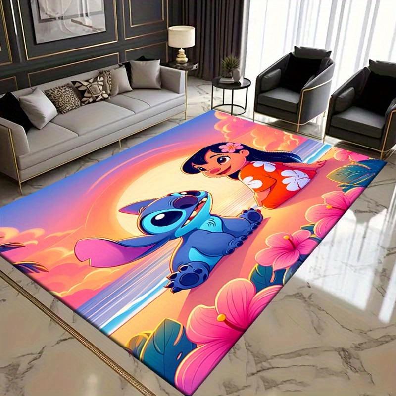 

1pc Stitch Themed Area Rug, Non-Slip Door Mat for Home Entrance, Bedroom, Bathroom, Anti-Slip Floor Mat 60cm by 90cm