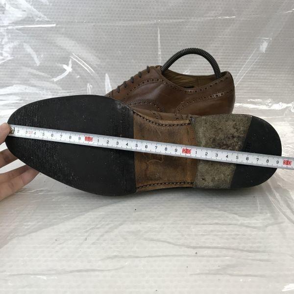 Vintage/REGAL Heritage/Leather Full Brogue Wingtip Shoes/26.0/Brown/BROWN/Closed Lacing Business Dress Shoes(USED)