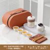 Travel tea set Ceramic Kuaike cup Portable outdoor camping Car tea making equipment Practical gifts