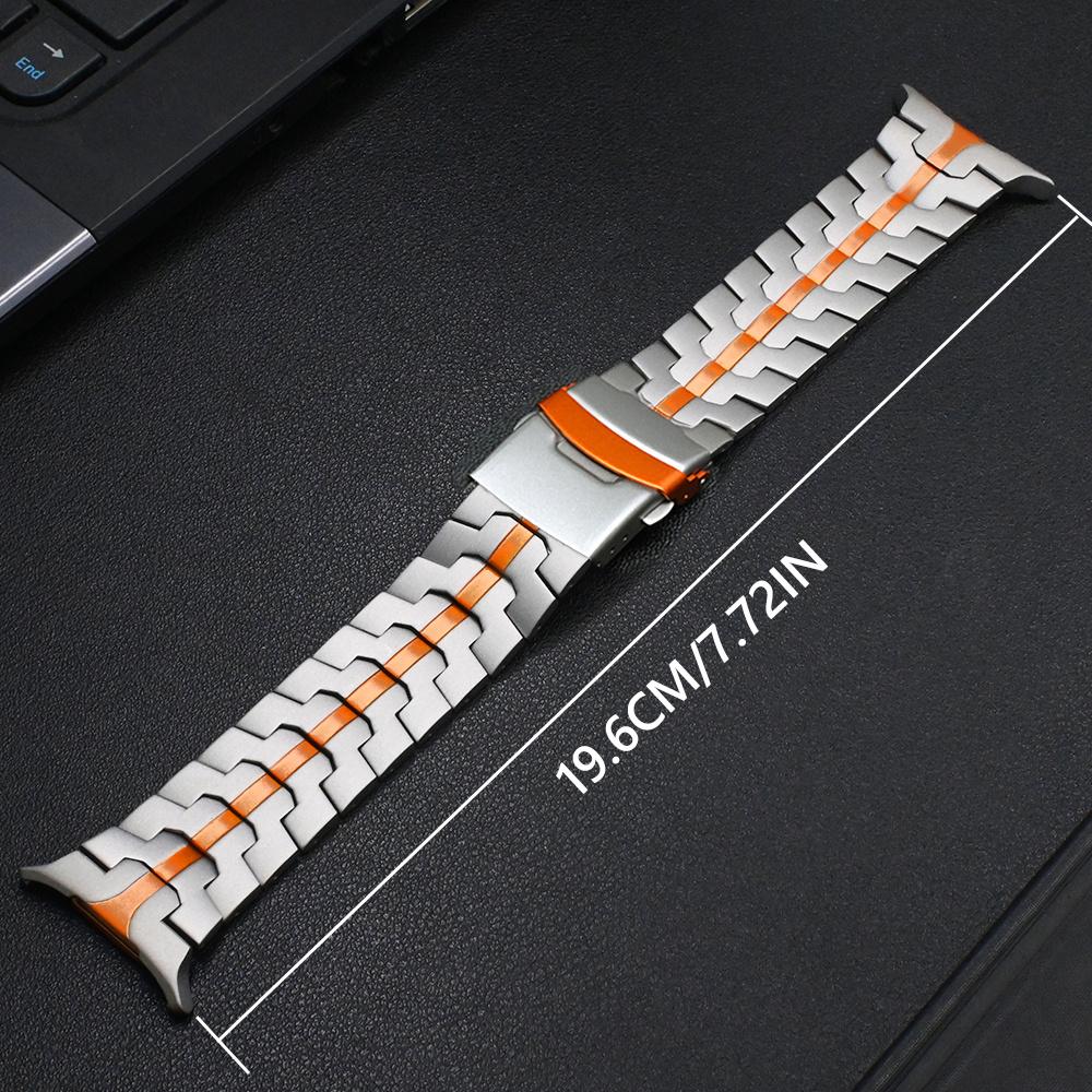 Luxury Metal Strap for Samsung Galaxy Watch Ultra 47mm No Gaps Stainless Steel Bracelet Galaxy Watch Ultra Correa Replacement