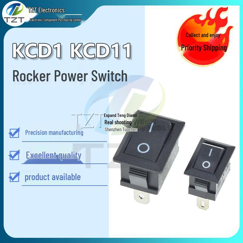 SPST 2-Pin ON/OFF G130 Rocker Switch (KCD11) 15x21mm