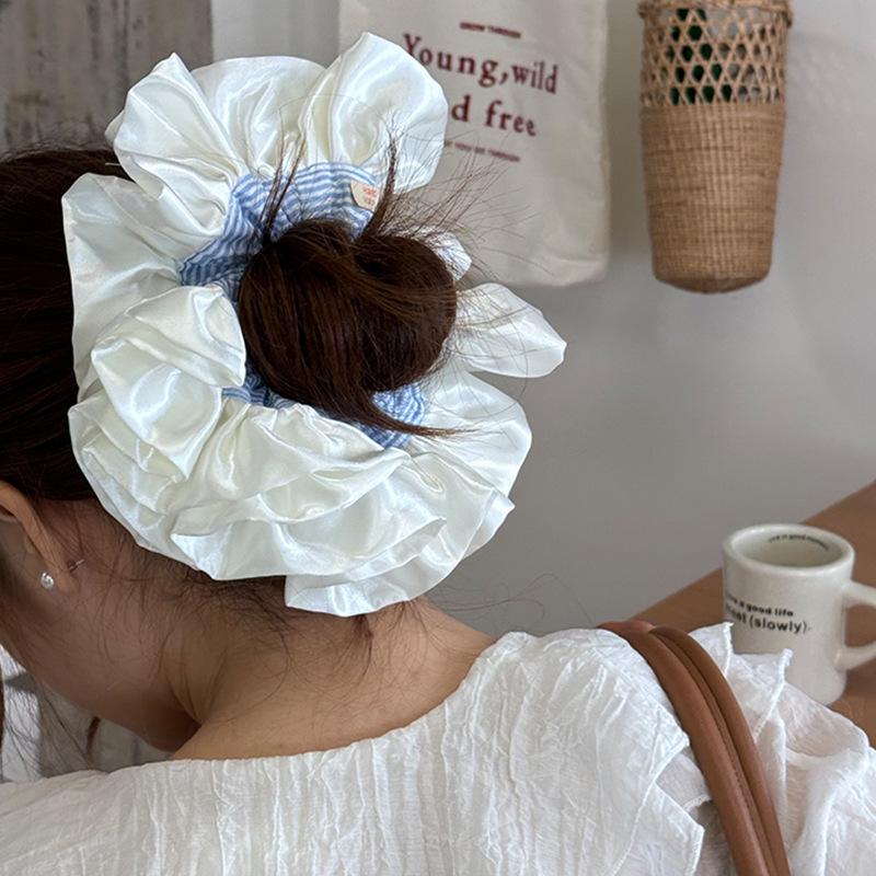 Very Large Korean Hair Accessories Elastic Band Rubber Scrunchies Ties for Girls Women Popular Leading Fashion Adults Fascinator