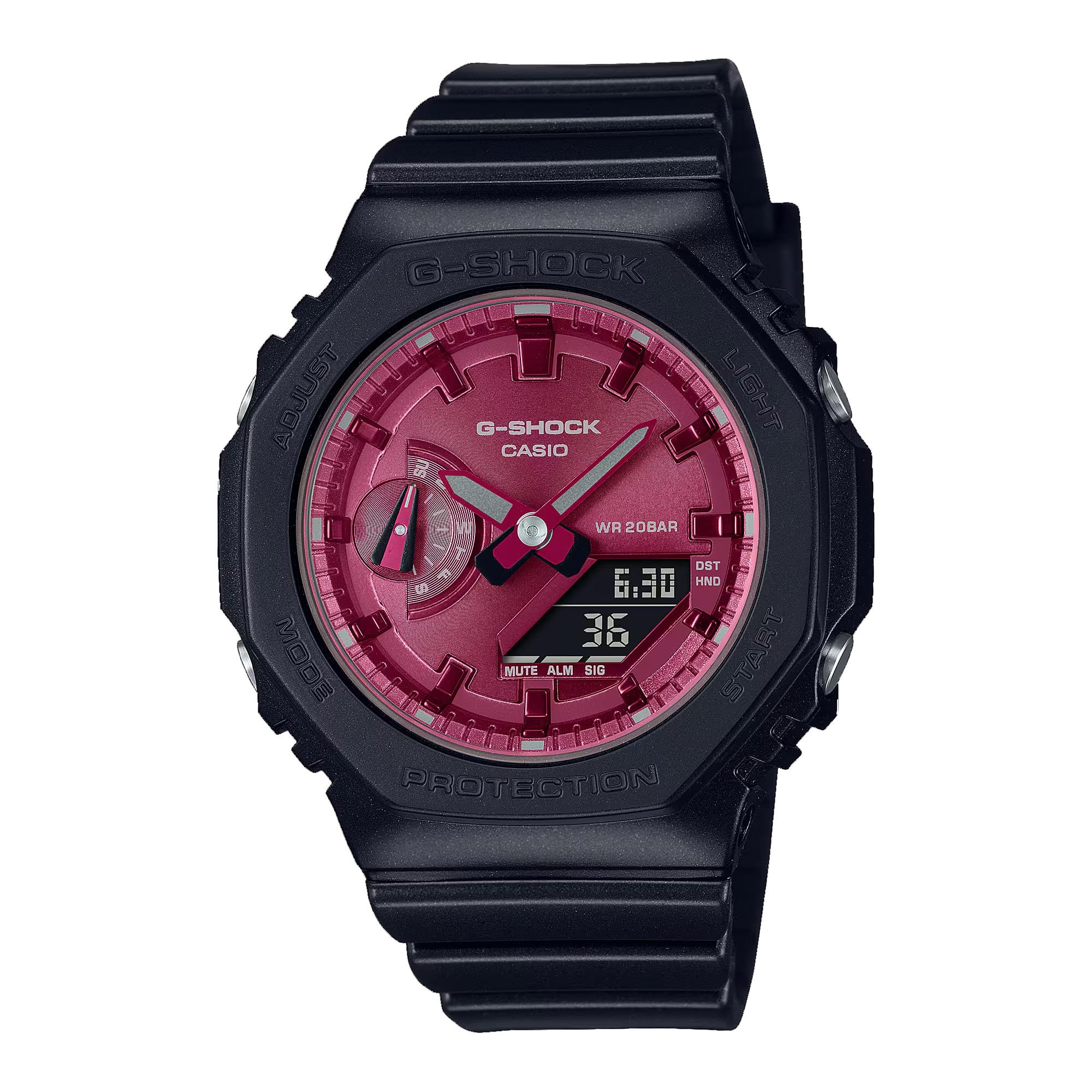 

Часы черные [Casio] GMA-S2100RB-1ADR GMAS2100RB-1A женские красный