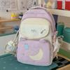 Schoolbag Cute Polka Dot Junior High School Schoolbag Female Large Capacity High School Student Backpack Small Fresh Girl High Value Backpack
