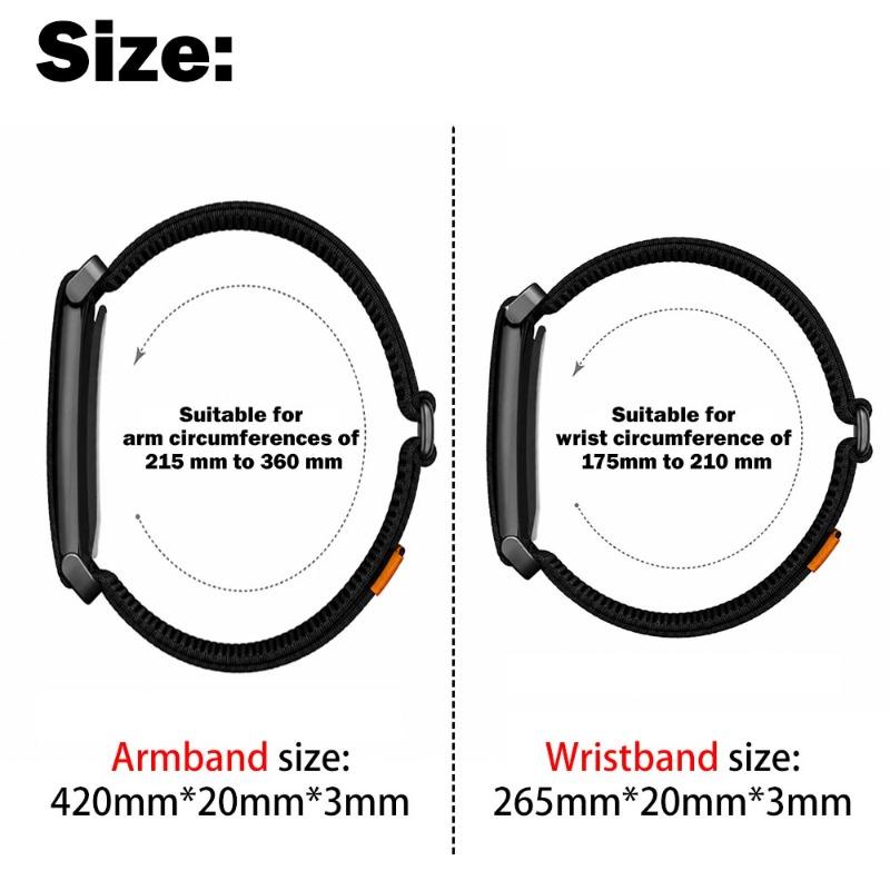 2026 Nuova Fascia Bicipite Intrecciata in Nylon per Google Fitbit Air Band Fitness Tracker Cinturino di Ricambio Fascia da Braccio per Google Fitbit Air Strap