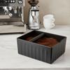 Rechthoekige Koffiedik Tappot Grote Capaciteit met Tappunt Koffie Klopbak Antislip Bodem Stabiel