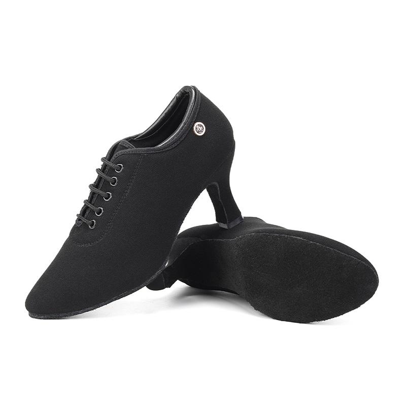 Women Standard Ballroom Dance Shoes Oxford Cloth Outsole Practice Competition Modern Dancing Shoe Dance
