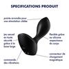 Vibrant Black Anal Plug Usb Backdoor Lover Satisfyer Cc597729