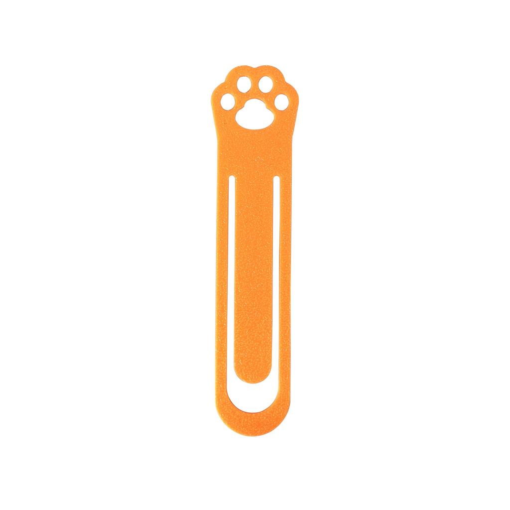 1pc Plastic Bookmark, 3D Printed Creative Bookmark, Cute Footprint Bookmark, Marker, Suitable for Books and Notebooks