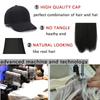 Hat Wig for Women Baseball Cap with Hair Extensions 20 Inch Long Wavy Synthetic Wig Hat Adjustable Hat with Wig Attached for Daily Wear