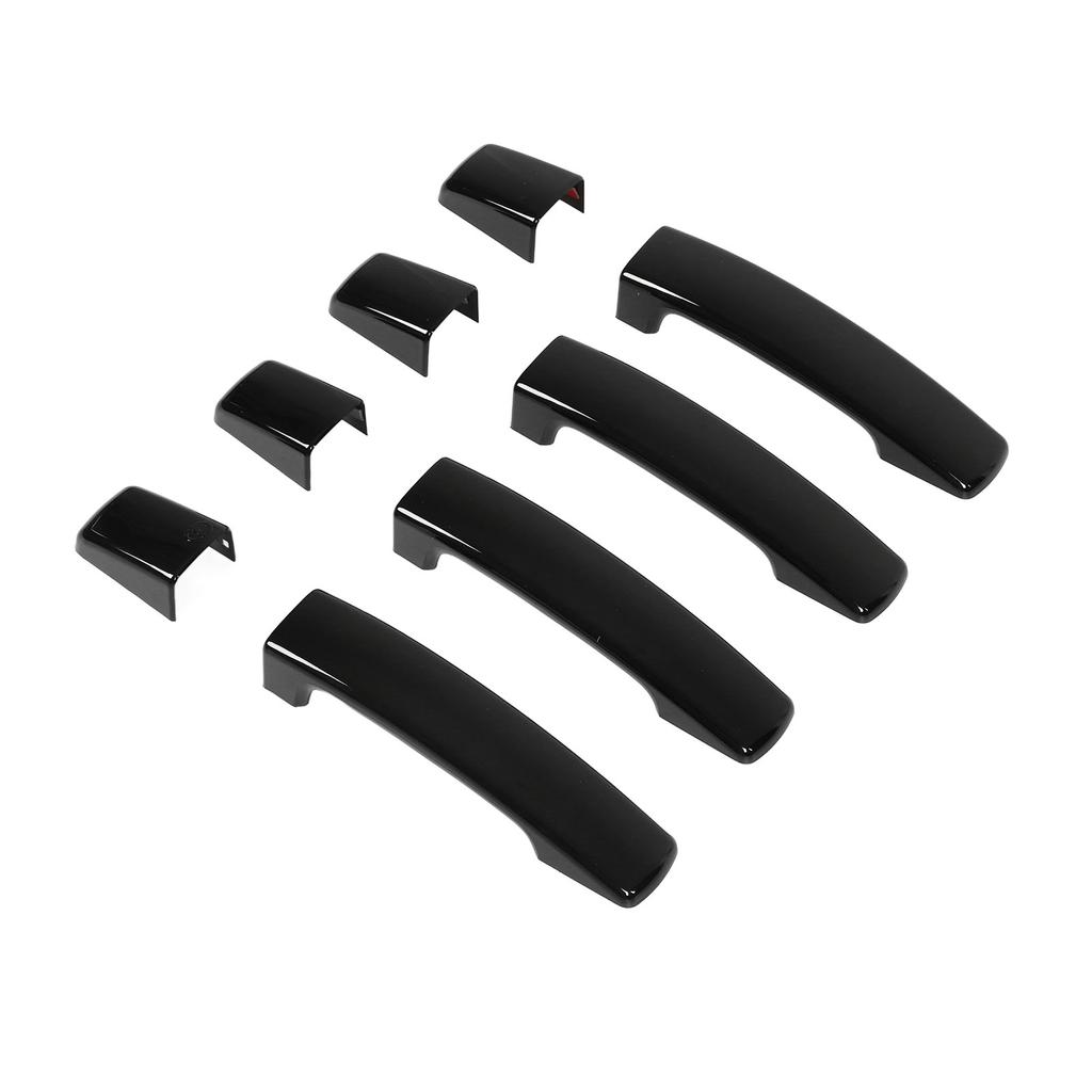Auto Außentür Griff Panel Schwarz Äußere Griff Abdeckung Trim Aufkleber Ersatz für Land Rover