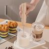 Montalatte Elettrico Acciaio Inossidabile Portatile Miscelatore per Latte Ricaricabile Frullino per Caffè Sbattiuova Utensile da Cucina