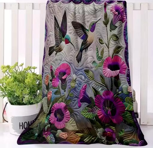 

Floral Print Microfiber Bath Towel Double-Sided Sand-Free Quick-Dry Beach Towel for Home Hotel Gym and Swim Men and Women W30*H60(CM)