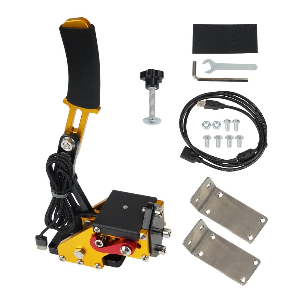 SIM de freno de mano USB para juegos de carreras de PC G25/27/29 T300 T500 Fanatecosw Dirt Rally, sistema de freno de mano rojo, negro y azul HB-1009