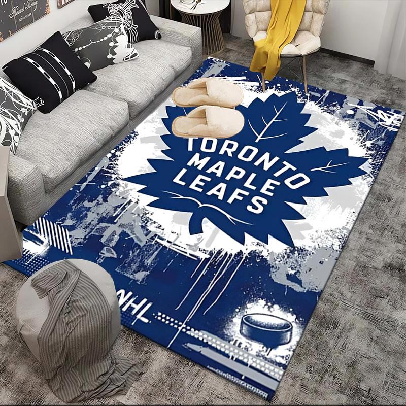 Toronto Leafs Logo Area Rug Suitable for Indoor And Outdoor,Carpets for Kitchens, Homes, Offices, Living Rooms,Home Decor,Christmas Gift