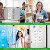 Reble Dry Erase Labels for Organizing, Storage Bin, Craft, Jars, Pantry Labels, Sticky Notes for Office School Home Gift Chioce, Removable (2x4