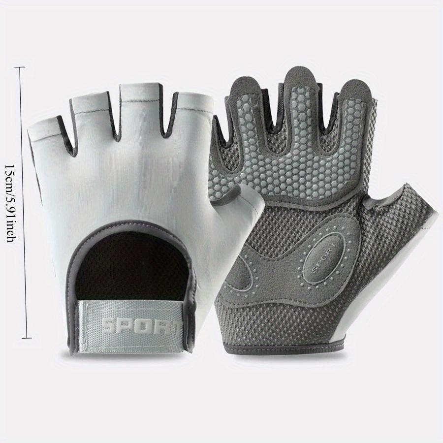 Sports and Fitness Gloves, Unisex, Semi Finger Breathable Equipment, Training Kettlebells, Bicycle Straps, Wrist Guards, Iron Ma
