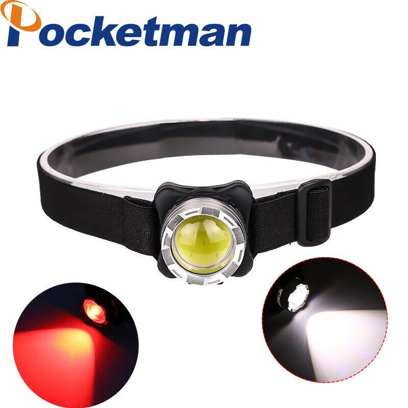 Super Bright LED Headlamp COB Work Light 4 Lighting Mode Waterproof Headlight