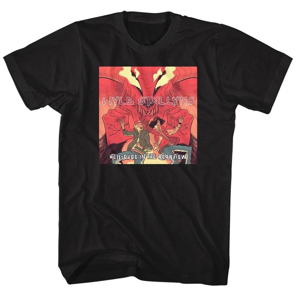 

Bill & Ted s Bogus Journey Wyld Stallyns Hell Dude In The Rearview Men s T shirt M