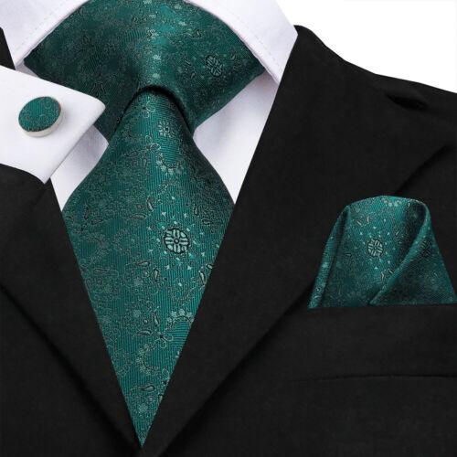 280 Styles Silk Mens Tie Pocket Square Hankerchief Cufflinks Wedding Set Prom