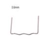 Pre-cut Hot Stapler Staples 0.6mm Accessories Flat Staple Parts Replacement Stainless Steel For Car Bumper Plastic Welder