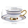 British style European ceramic bone china coffee cup and saucer set, premium British afternoon tea set, tea cup gift box
